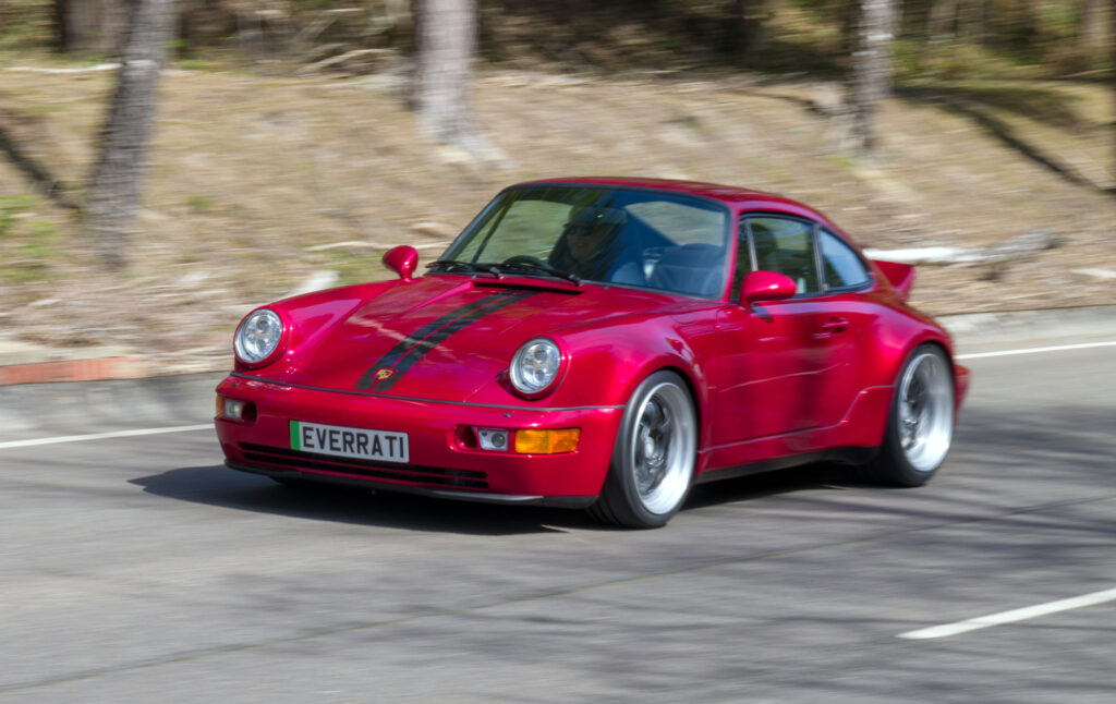Everrati takes a 964-generation Porsche 911 and converts it to an EV. It can even have exhaust pipes