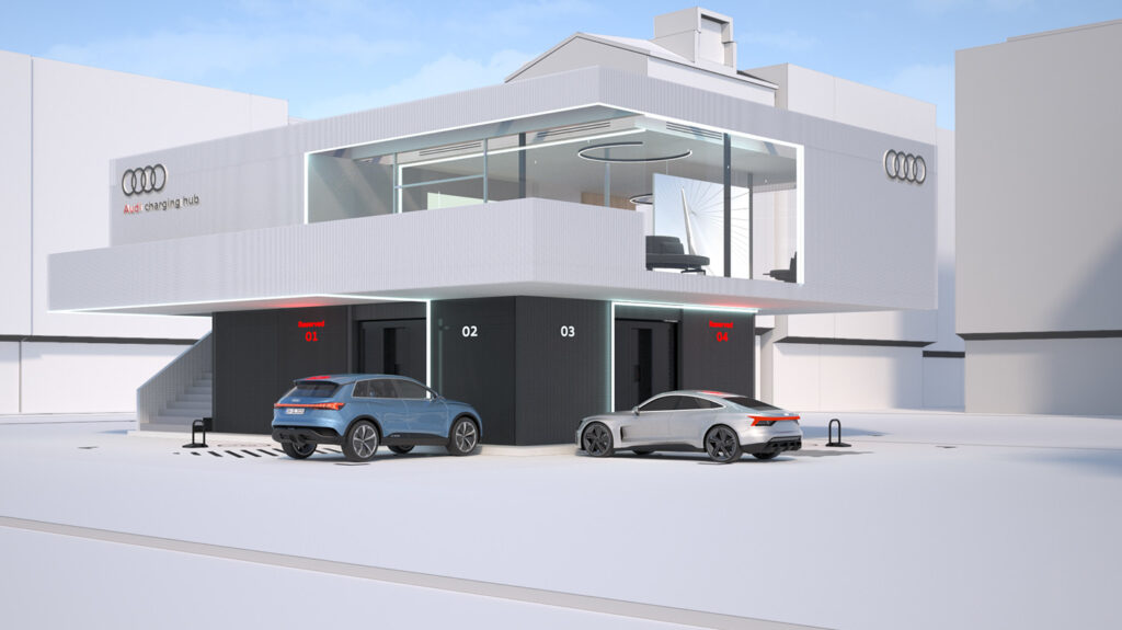 Audi prototype charging station