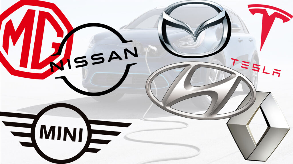 Image showing the brands currently eligible for the Victorian government's $3000 EV subsidy