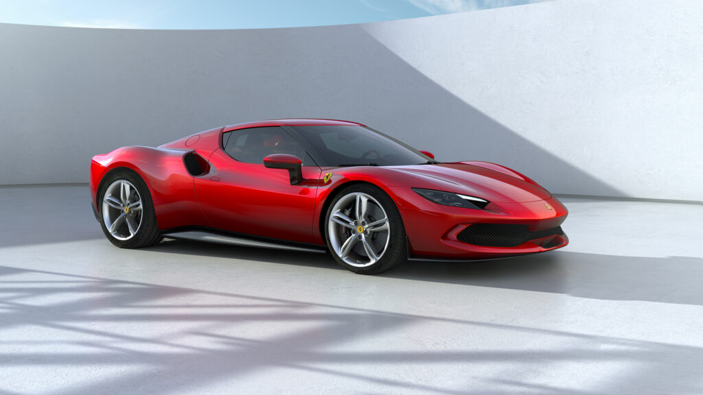 Ferrari 296 GTB plug-in hybrid sports car