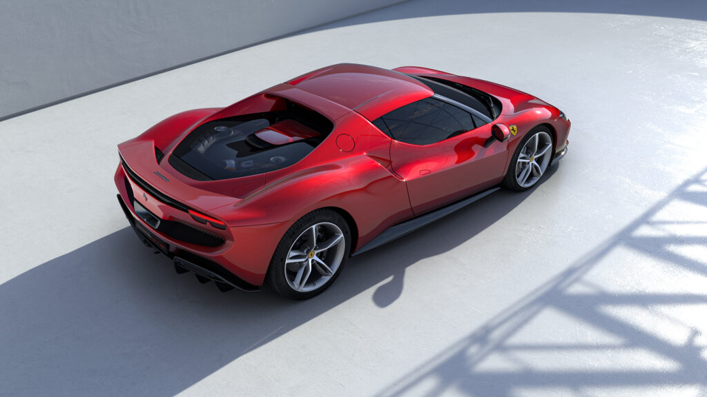 Ferrari 296 GTB plug-in hybrid sports car