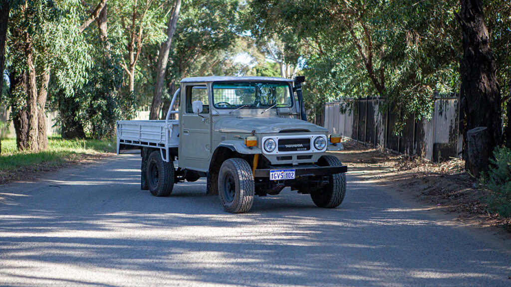 Electric Car Cafe, Melbourne, has converted a Toyota LandCruiser FJ45 to electric power