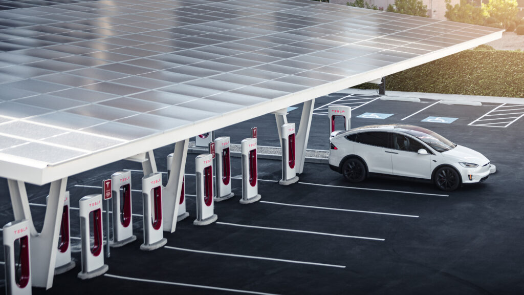 Tesla Supercharger station