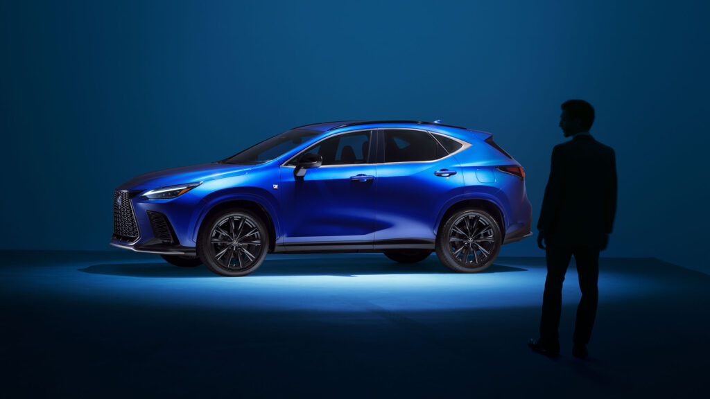 The new Lexus NX will be offered as an NX450h+, the first plug-in hybrid model for the brand