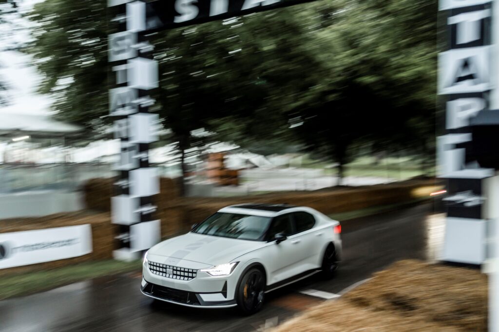 Experimental Polestar 2 at the Goodwood Festival of Speed