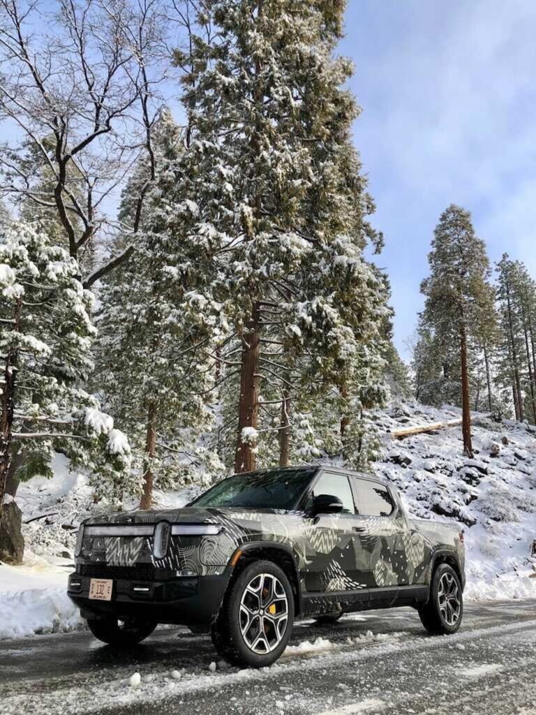 2022 Rivian R1T test mule