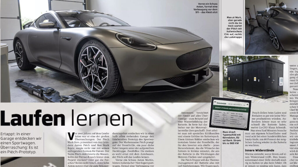 Auto Motor und Sport article on Piech sports car