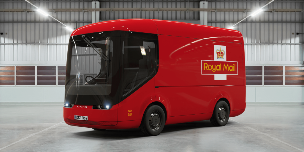 Royal Mail electric delivery van by Arrival