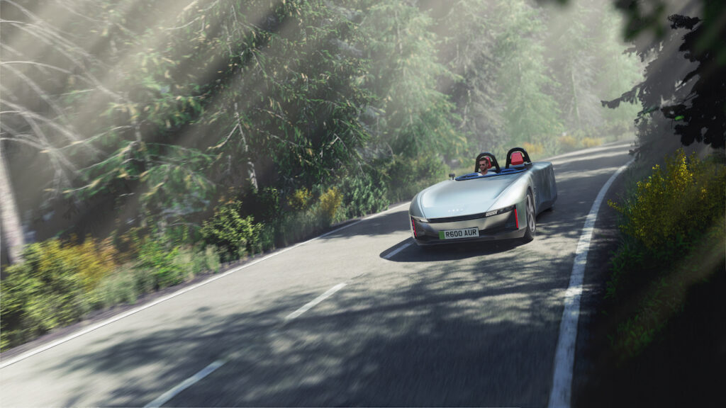 Aura British sports car concept.