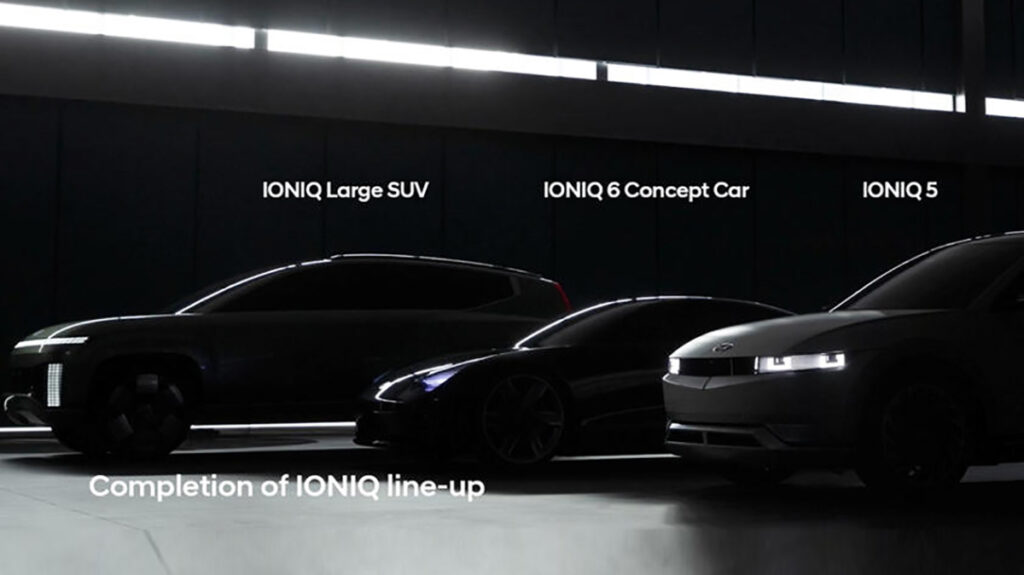 Hyundai Ioniq 7 teased on Twitter