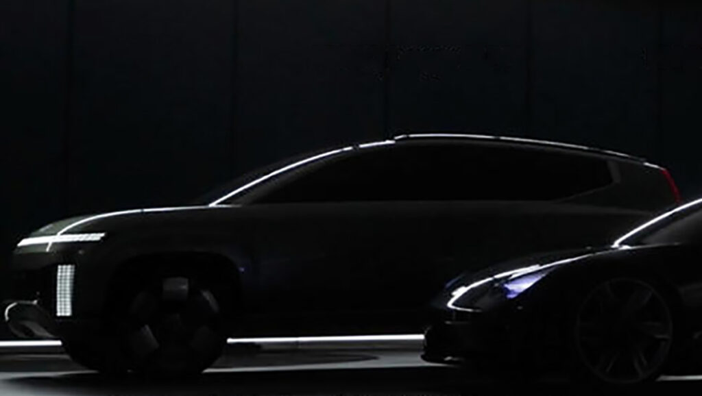 Hyundai Ioniq 7 teased on Twitter
