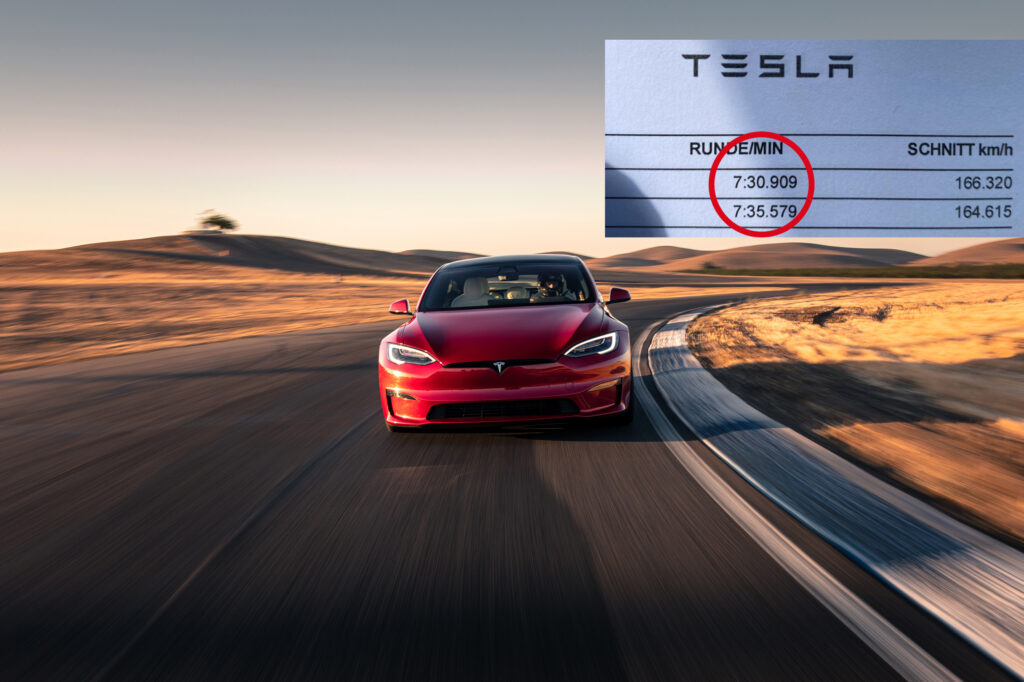 Tesla has lapped the Nurburgring in the Model S Plaid