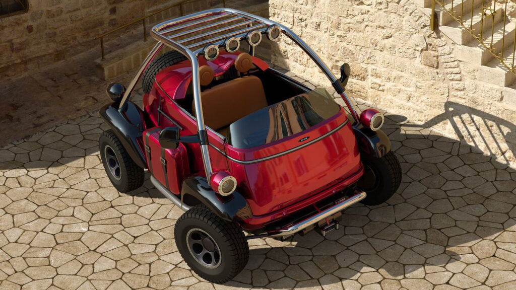 Microlino electric off-road concept car