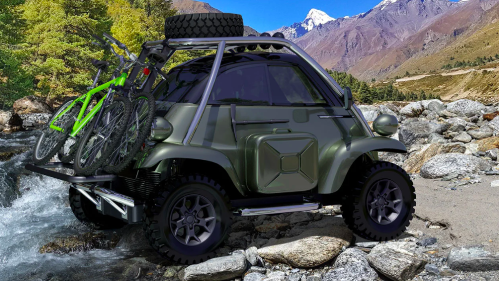 Microlino electric off-road concept car