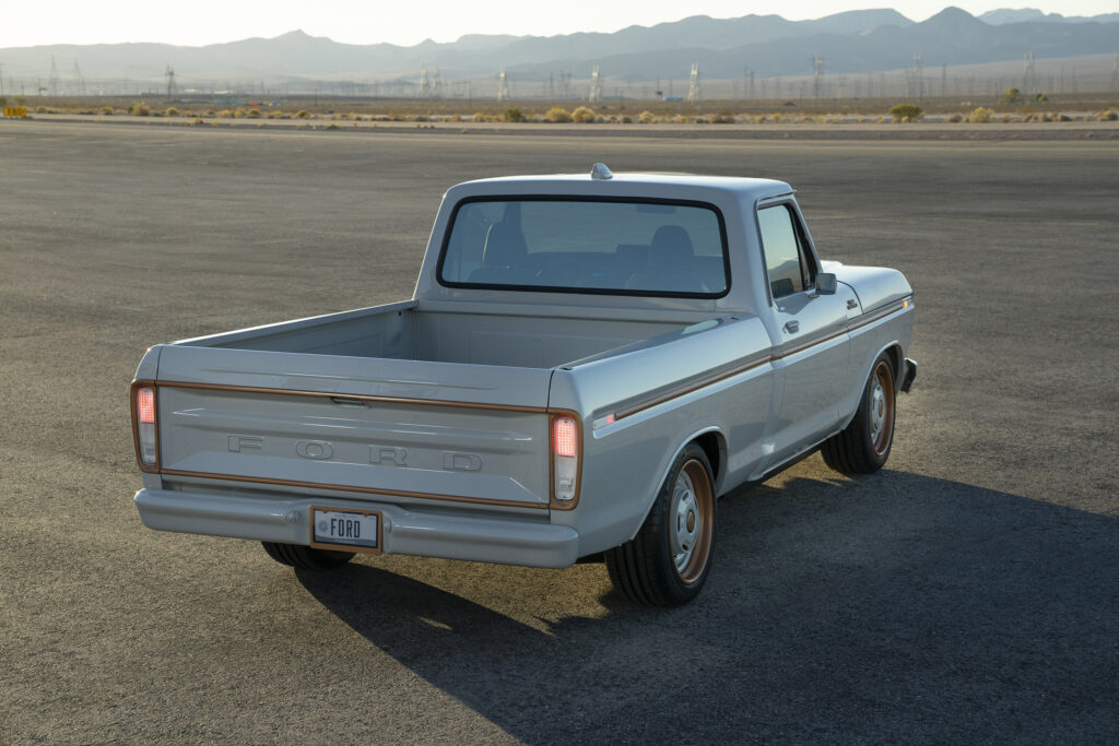 Ford F-100 Eluminator electric concept truck uses an electric crate motor now available for sale