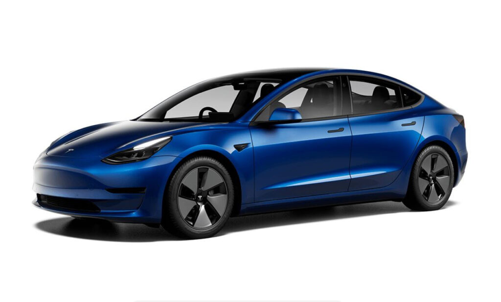 The entry level Tesla Model 3 is now simply known as the Model 3. It also travels further between charges, with a claimed WLTP range of 491km