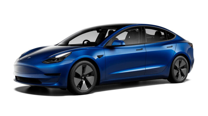 The entry level Tesla Model 3 is now simply known as the Model 3. It also travels further between charges, with a claimed WLTP range of 491km