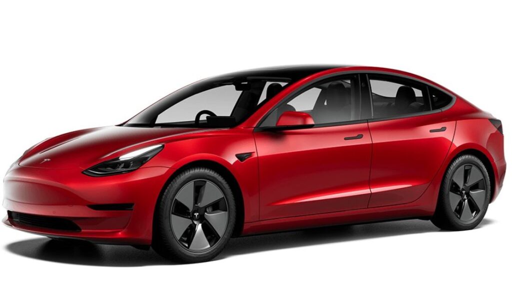 The entry level Tesla Model 3 is now simply known as the Model 3. It also travels further between charges, with a claimed WLTP range of 491km