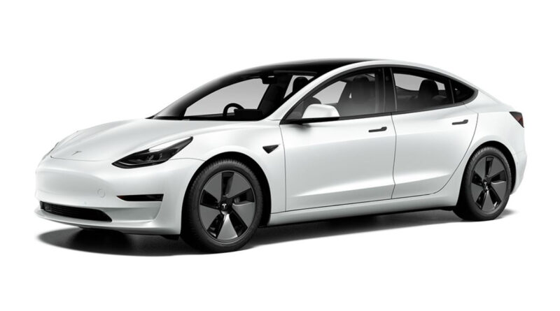 The entry level Tesla Model 3 is now simply known as the Model 3. It also travels further between charges, with a claimed WLTP range of 491km