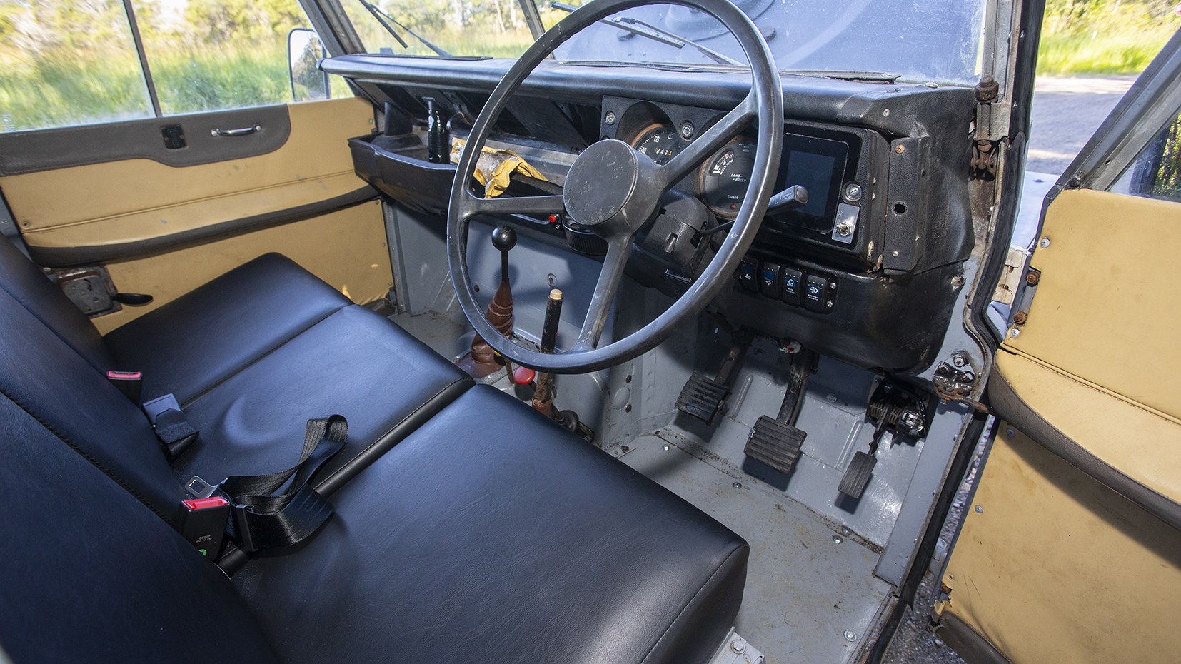 1974 Land Rover Series III with electric conversion
