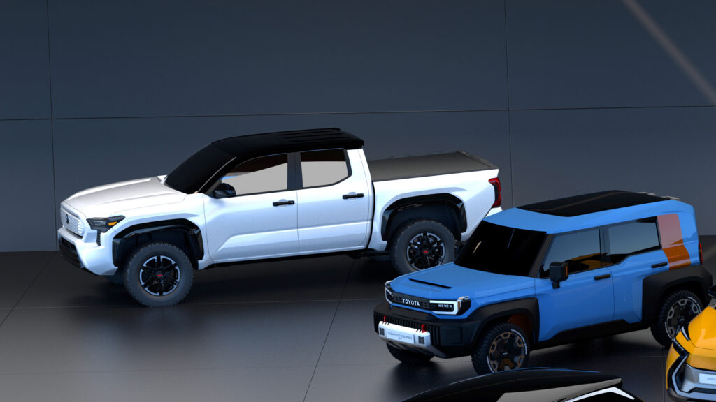 Toyota Pickup EV is concept that shows Toyota's idea of a battery electric ute