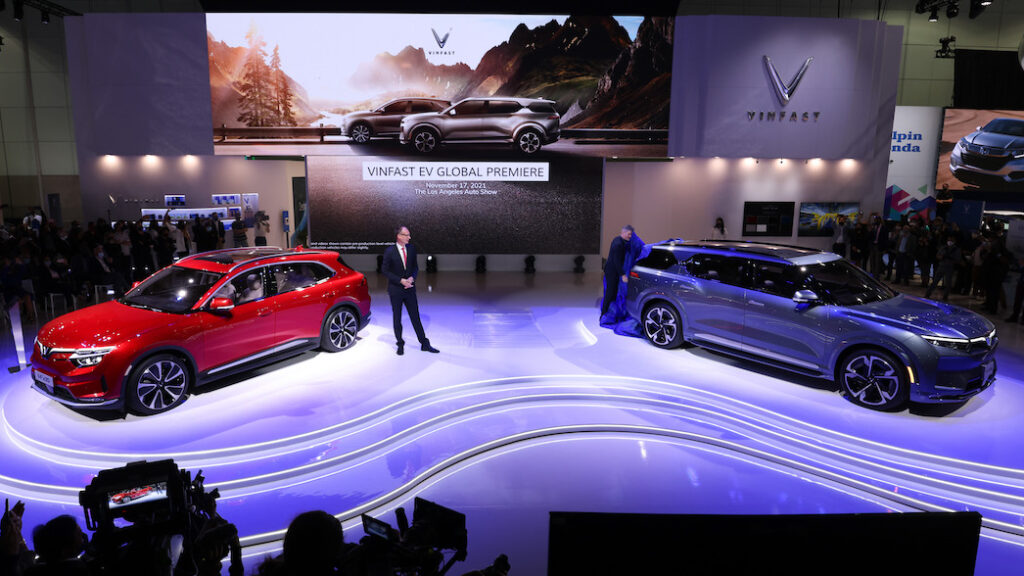 2022 VinFast e35 and e35 revealed at LA show