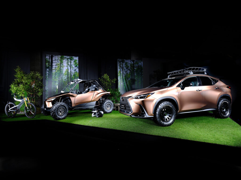 Lexus ROV hydrogen-powered concept and Lexus NX PHEV Off-road concept