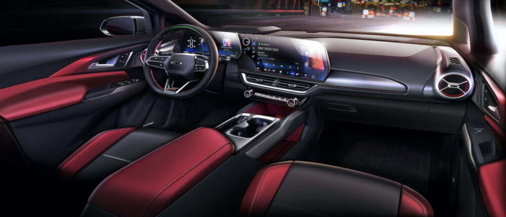 2023 Chevrolet Equinox RS EV. interior