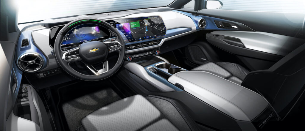 2023 Chevrolet Equinox EV. interior