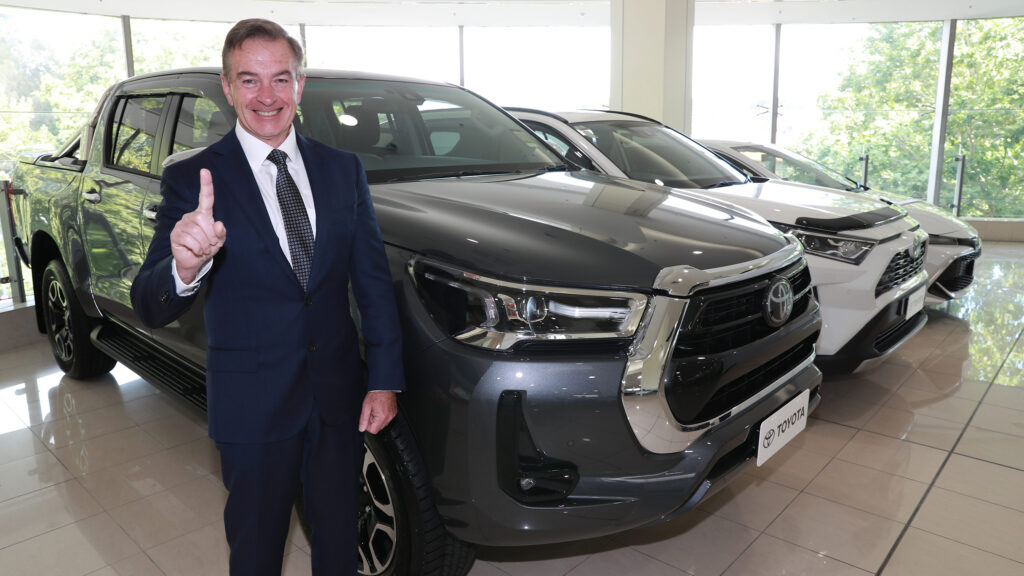 Toyota Australia president and CEO Matthew Callachor