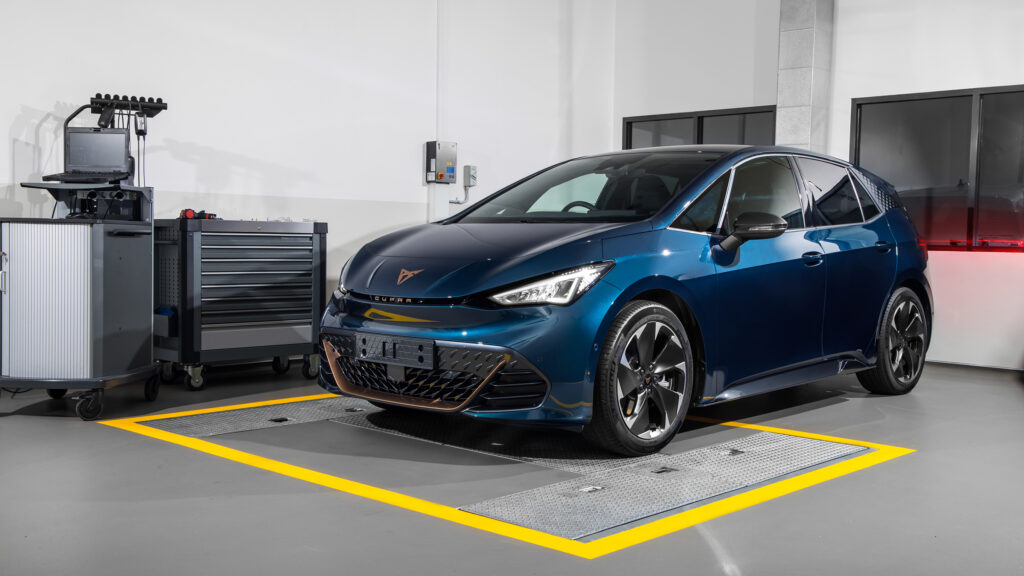 The first Cupra Born has arrived in Australia as part of a test program