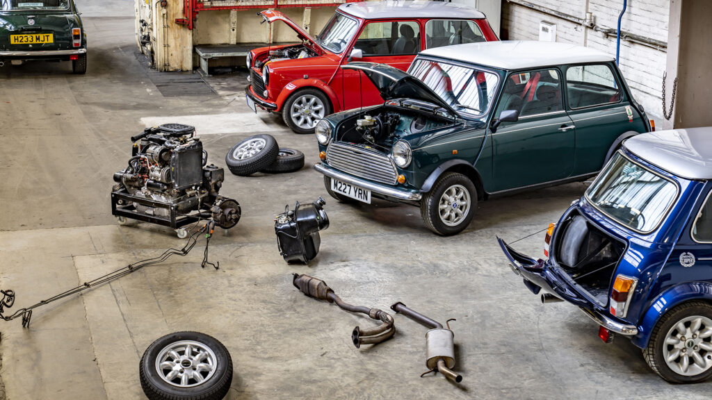 The MINI Recharged project has a team at the MINI Plant Oxford performing factory electric conversions on classic Minis