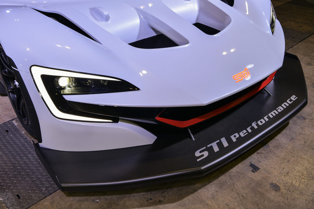 2022 Subaru STI E-RA Challenge concept. front-end details