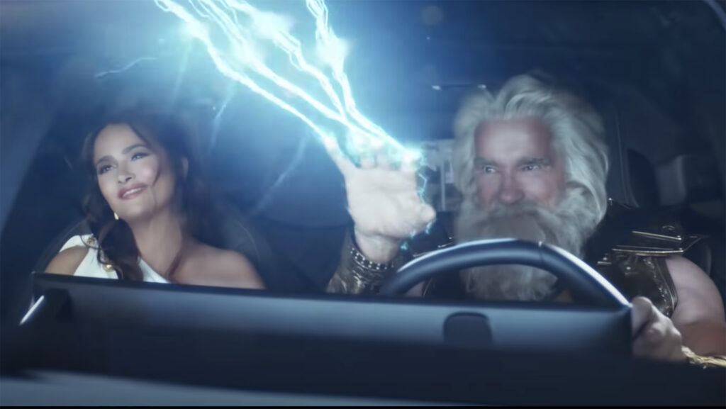 Still from the BMW iX commercial used during the 2022 Super Bowl