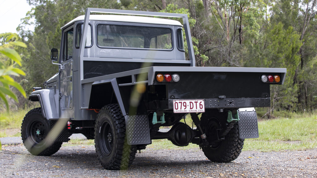 Future Past EV's 1979 Toyota LandCruiser HJ45 Pickup with electric conversion