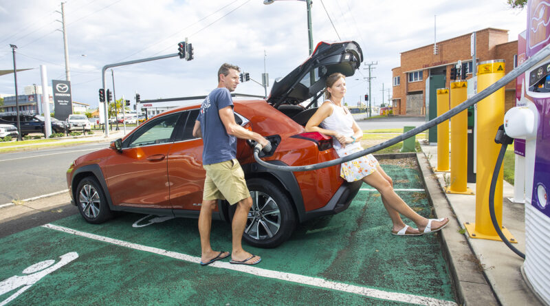 2022 Lexus UX 300e public charging