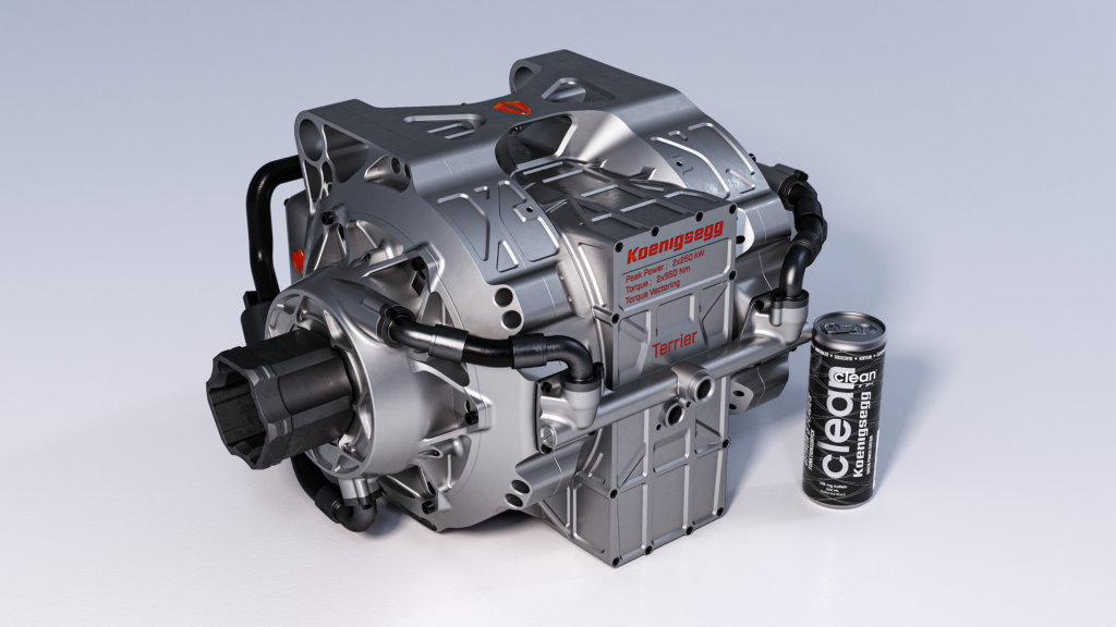 Quark electric motor to be used in the Koenigsegg Gemera