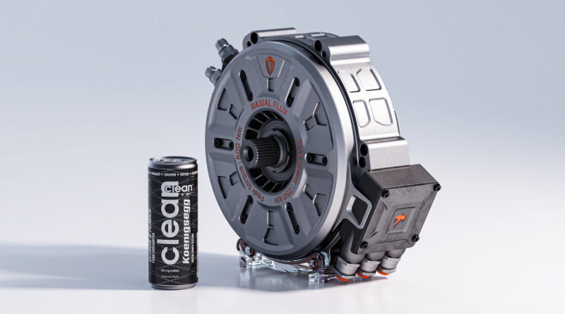 Quark electric motor to be used in the Koenigsegg Gemera
