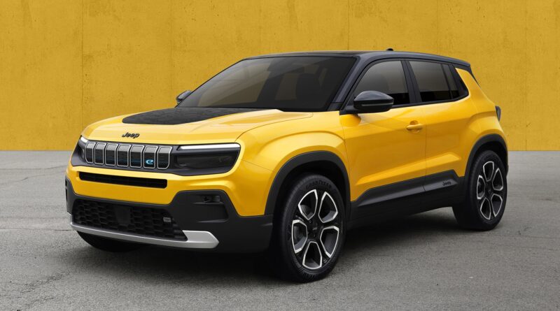 Jeep electric SUV that will go on sale early in 2023