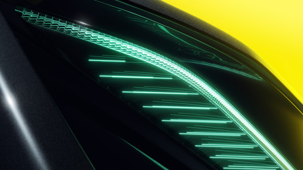 Teaser picture of the Lotus Type 132 electric SUV