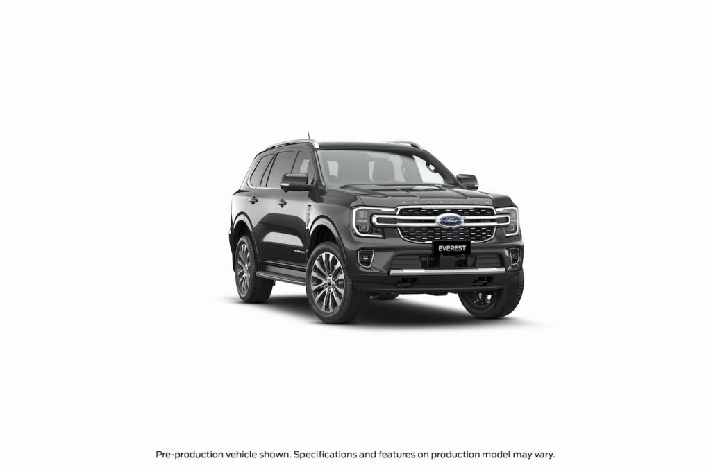 2022 Ford Everest Platinum.