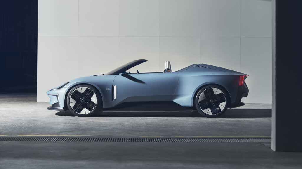 Polestar O₂ electric hard-top convertible sports car concept