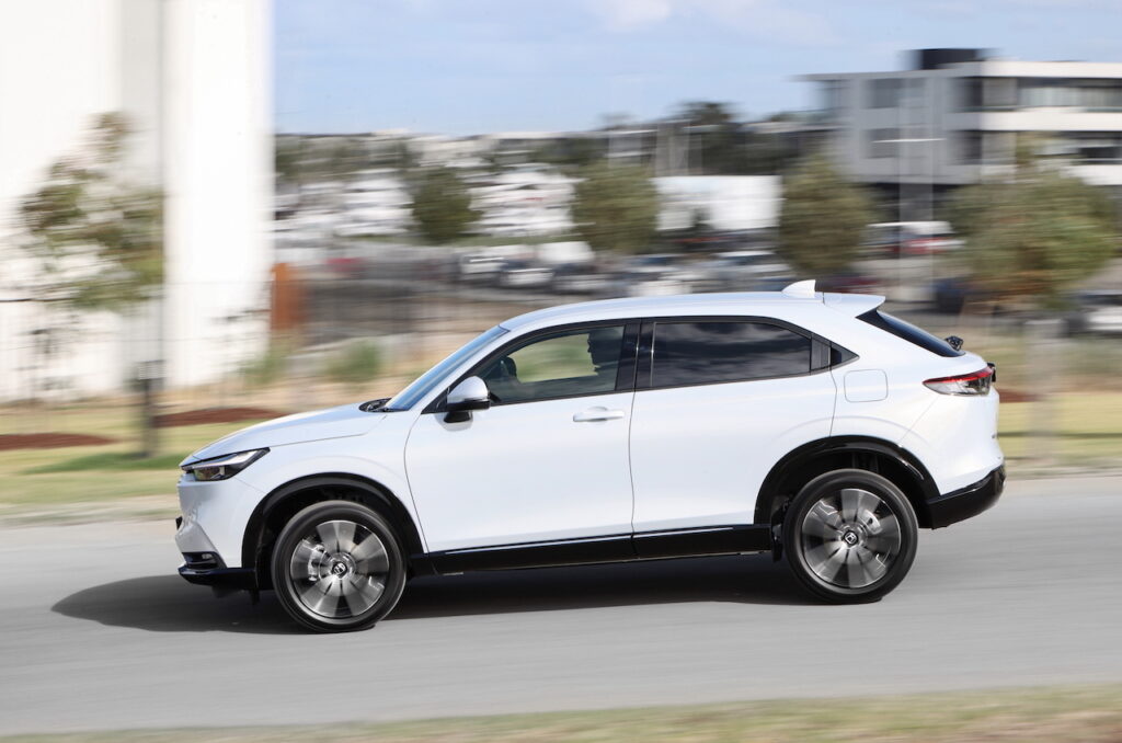 2022 Honda HR-V e:HEV L hybrid is at home in the suburbs