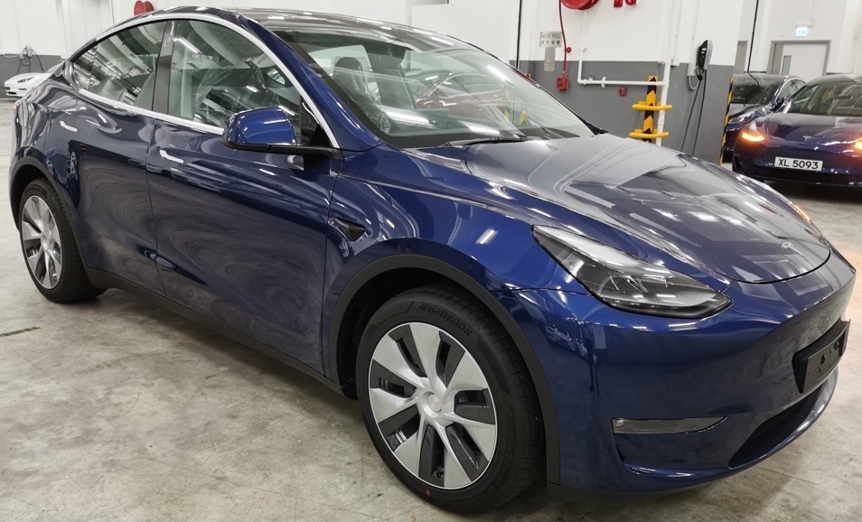 Tesla Model Y image published by DOTARS as part of the Australian certification