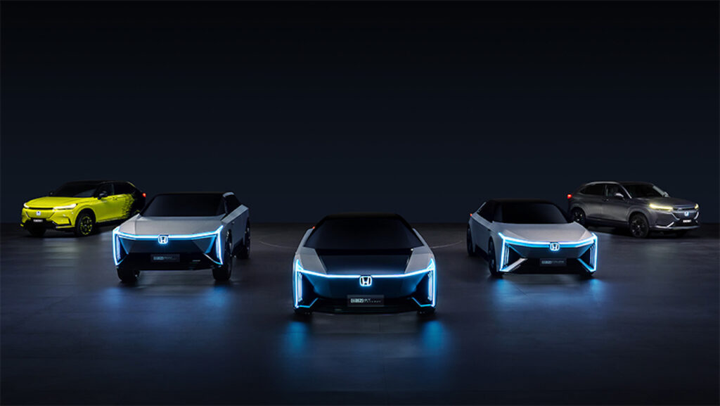 Honda previews its future line-up of EVs.