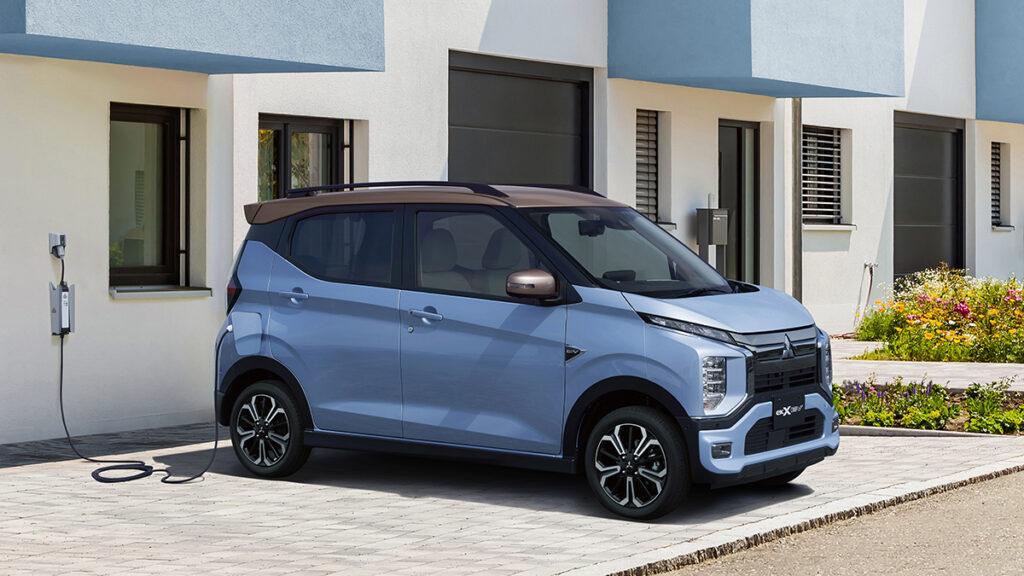 2022 Mitsubishi eK X EV kei car for the Japan market