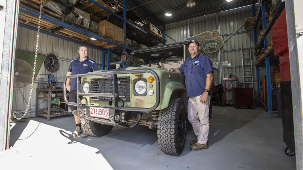 EV conversion specialist British Off Road's electric Land Rover Perentie