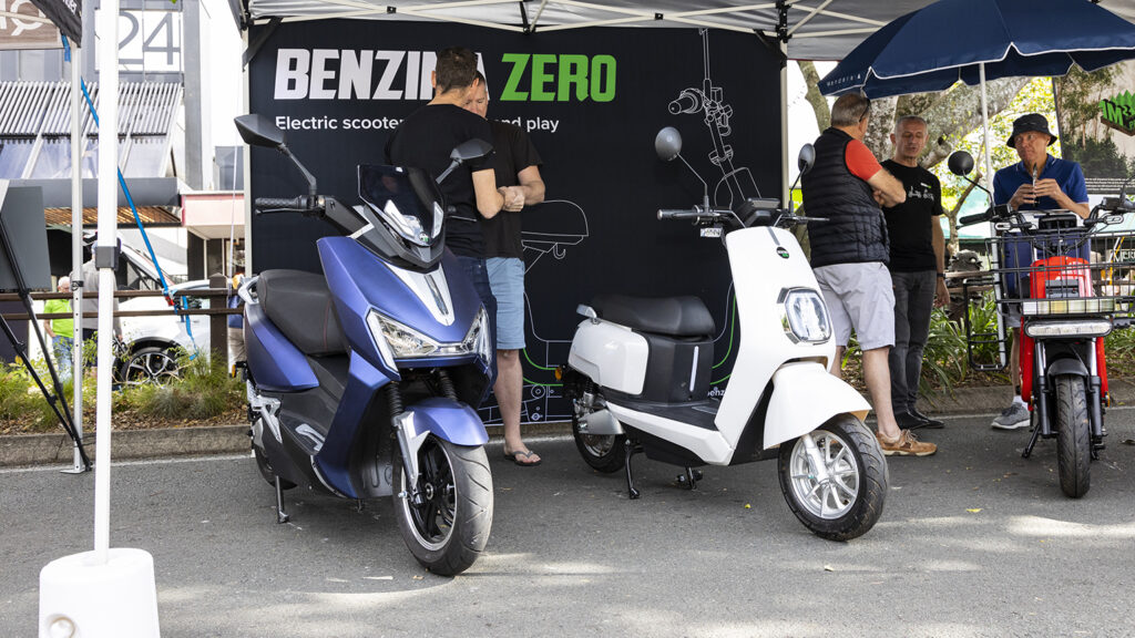 Benzina Zero electric scooters