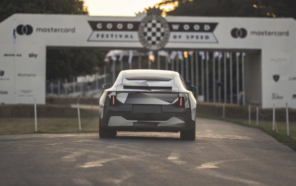 Polestar 5 development car at the 2022 Goodwood Festival of Speed