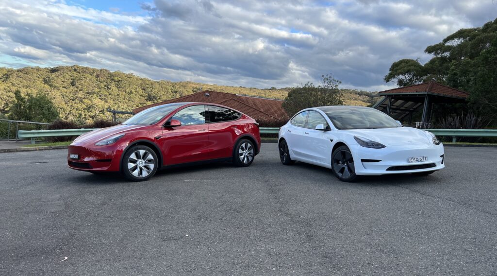 Tesla Model Y Rear-Wheel Drive and Tesla Model 3 Rear-Wheel Drive